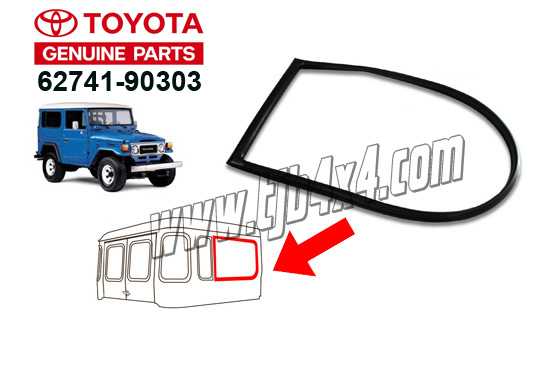 Joint caoutchouc de vitre Latérale ARD ou ARG, Toyota®